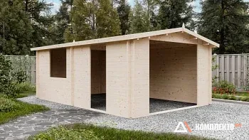 Гараж 21 - брус 44 мм (комплектация Стандарт)